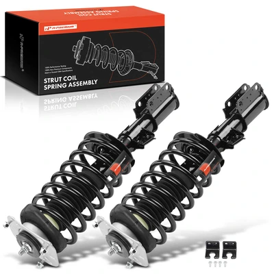 2 Pcs Front Complete Strut & Coil Spring Assembly