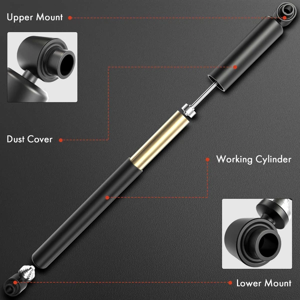 2-Pc Shock Absorber, A-Premium APSA2382