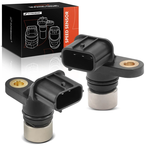 2 Pcs Input & Output Automatic Transmission Speed Sensor for Acura RL 2005-2008