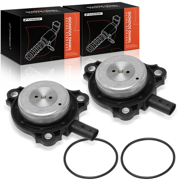 2 Pcs Intake & Exhaust Variable Timing VVT Solenoid for 2013-2020 Mercedes-Benz SL550