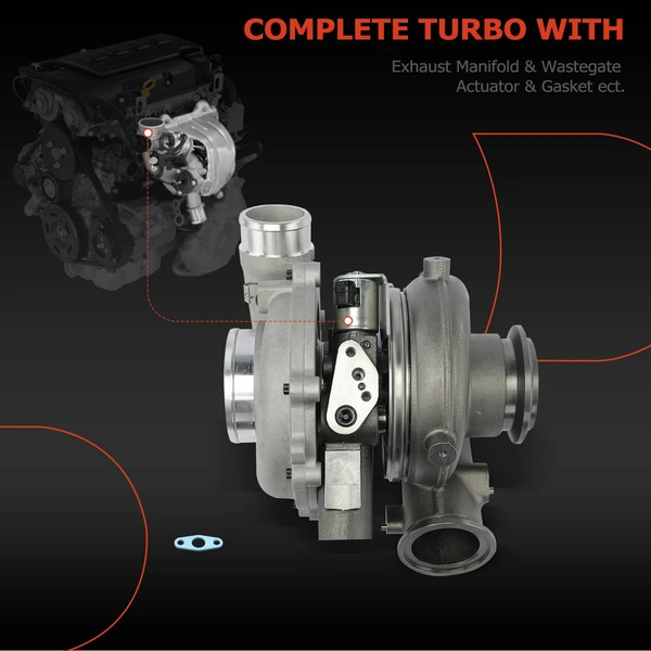 Turbocharger, GT3782VA Model, V110 Engine, A-Premium APTBC152