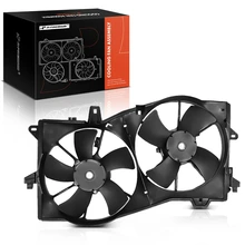 Dual Radiator Cooling Fan Assembly with Shroud for 2002-2005 Mazda MPV