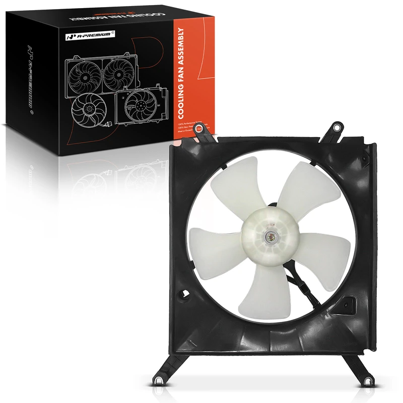 Radiator Cooling Fan Assembly with Shroud for 1995 Suzuki Swift