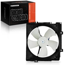 Single Radiator Cooling Fan Assembly with Shroud for 1995-1999 Subaru Legacy