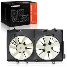 Dual Radiator Cooling Fan Assembly with Shroud for 2013-2016 Mazda CX-5