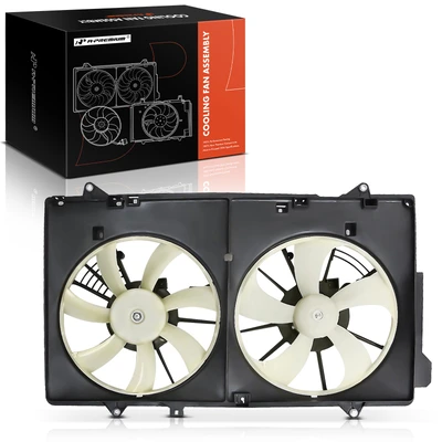 Dual Radiator Cooling Fan Assembly with Shroud