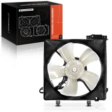 Single Radiator Cooling Fan Assembly with Shroud