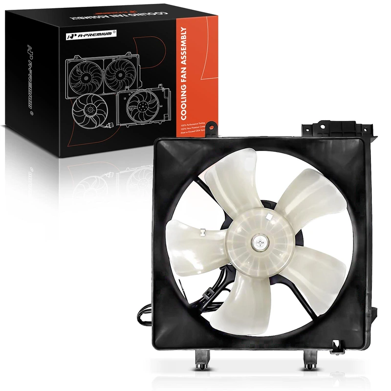 Single Radiator Cooling Fan Assembly with Shroud for 2006 Subaru Outback