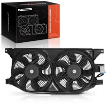 Dual Radiator Cooling Fan Assembly with Shroud