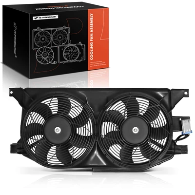 Dual Radiator Cooling Fan Assembly with Shroud