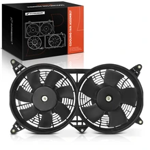 Dual Radiator Cooling Fan Assembly with Shroud