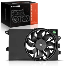 Single Radiator Cooling Fan Assembly with Shroud