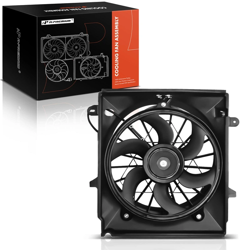 Radiator Cooling Fan Assembly with Shroud for 2004 Ford Ranger