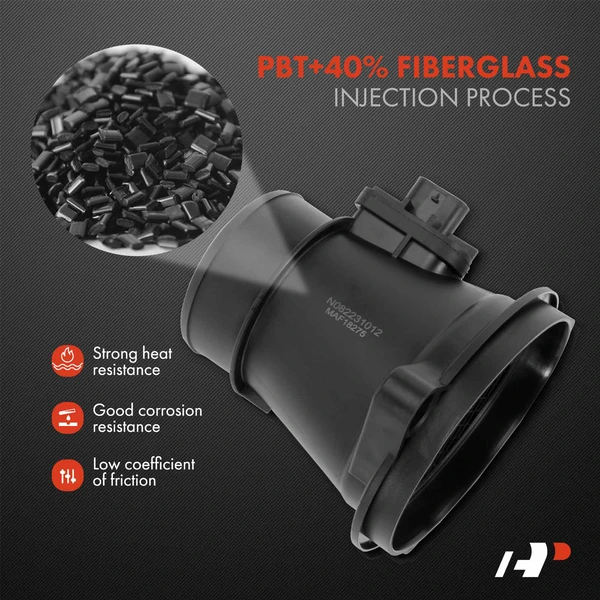 Mass Air Flow Sensor with Housing for Mercedes-Benz W205 X253 C300 GLC300 16-18