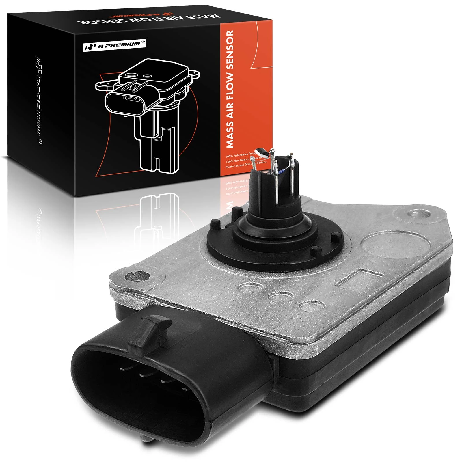 The A-premium Mass Air Flow Sensor for Ford Explorer Mustang Aerostar Ranger Lincoln Town Car Image 