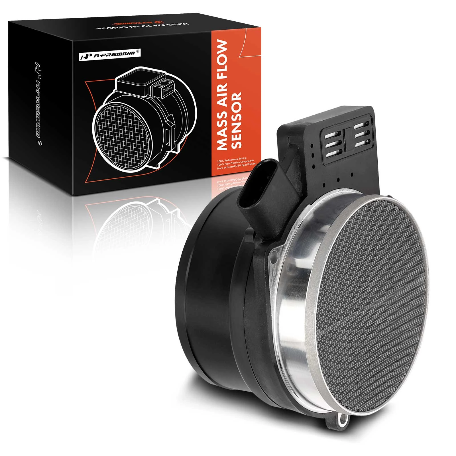 The A-premium Mass Air Flow Sensor for Chevrolet Silverado 1500 2500 3500 GMC Yukon Buick Olds Image 