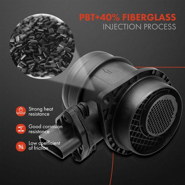 Mass Air Flow Sensor for Volkswagen Golf 1999-2004 Beetle Jetta L4 1.9L V6 2.8L