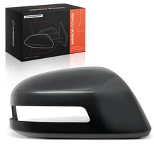 Passenger Mirror Cover Cap Smooth Black for 2013 Honda Civic