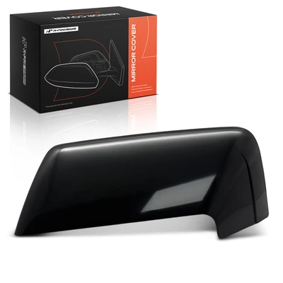 Driver Mirror Cover Cap Smooth Black