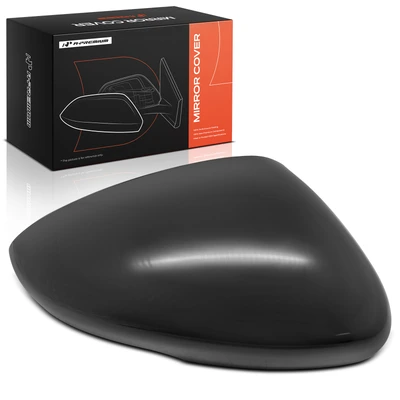 Passenger Mirror Cover Cap Smooth Black