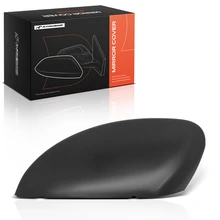 Driver Mirror Cover Cap Smooth Black for 2017-2019 Ford Escape