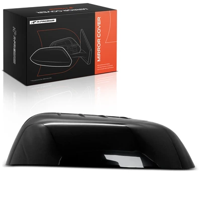 Passenger Mirror Cover Cap Smooth Black for 2011-2019 Ford Explorer