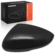 Driver Mirror Cover Cap Smooth Black for 2018-2024 Honda Accord