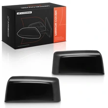 Front Mirror Cover Cap Smooth Black for 2007-2014 Ford F-150