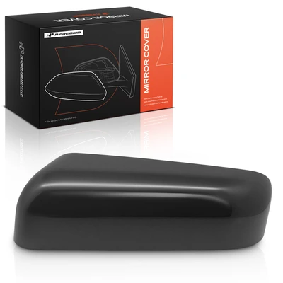 Driver Mirror Cover Cap Smooth Black for 2009-2014 Ford F-150