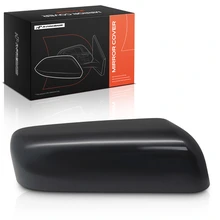 Passenger Mirror Cover Cap Smooth Black for 2009-2014 Ford F-150