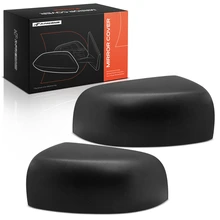 Front Mirror Cover Cap Set Textured Black for 2019-2023 Ford Ranger