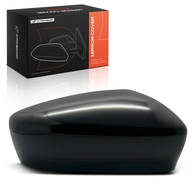 Passenger Mirror Cover Cap Smooth Black for 2017-2018 Tesla 3