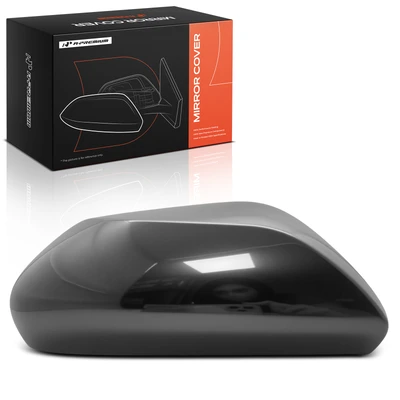 Passenger Mirror Cover Cap Smooth Black
