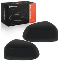 Front Mirror Cover Cap Smooth Black for 2018-2024 BMW X3
