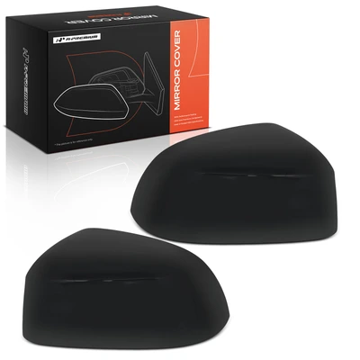 Front Mirror Cover Cap Smooth Black for 2018-2024 BMW X3