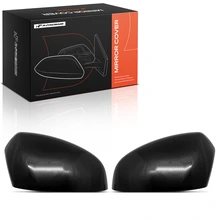 Front Mirror Cover Cap Smooth Black for 2023-2025 Honda HR-V