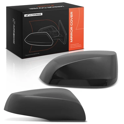 Front Mirror Cover Cap Smooth Black for 2021-2025 Toyota Sienna