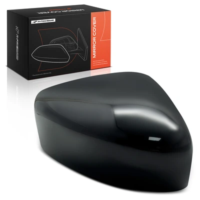 Passenger Mirror Cover Cap Smooth Black
