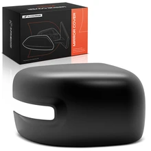 Passenger Plastic Mirror Cover Cap Primed Black for 2015-2018 Jeep Renegade