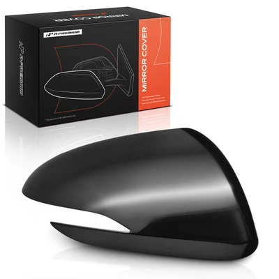 Passenger Mirror Cover Cap Smooth Black