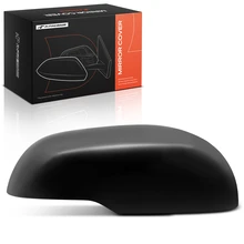 Passenger Mirror Cover Cap Gloss Black with LED Lamp Hole for 2020-2025 Kia Soul