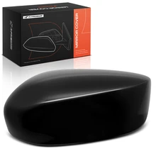 Driver Mirror Cover Cap Smooth Black for 2008-2012 Honda Accord