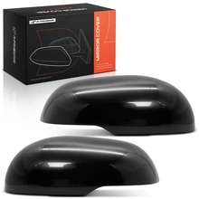 Front Mirror Cover Cap Gloss Black for 2020-2025 Kia Soul