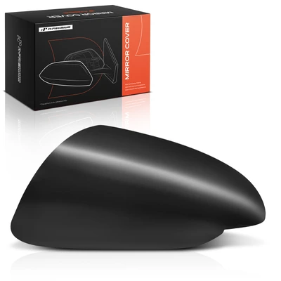 Driver Mirror Cover Cap Smooth Black