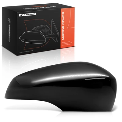 Passenger Mirror Cover Cap Smooth Black