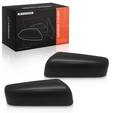 Front Mirror Cover Cap Set Textured Black for 2009-2014 Ford F-150