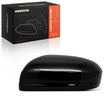 Driver Mirror Cover Cap Smooth Black for 2014-2015 Honda Civic