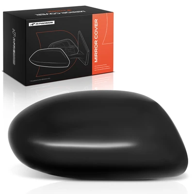 Passenger Mirror Cover Cap Smooth Black