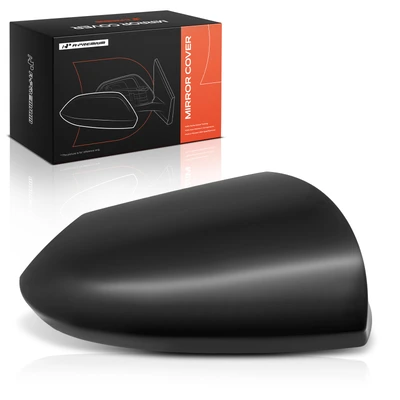 Passenger Mirror Cover Cap Smooth Black for 2021-2023 Hyundai Elantra