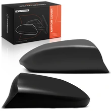 Front Mirror Cover Cap Smooth Black for 2022-2024 Hyundai Santa Cruz